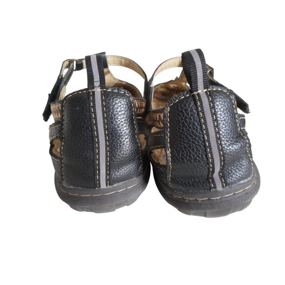 JBU Jambu Sz 9.5 Charley Strappy Sandals Vegan / Leather hook loop close Black - Picture 11 of 12